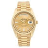 Front Full View Of Rolex 228238 Yellow Gold Watch Pre Owned Condition Excellent