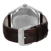 Back View Of Screwback Back Case And Closed Leather Band Of COVER CO171.05 Watch Unworn Condition
