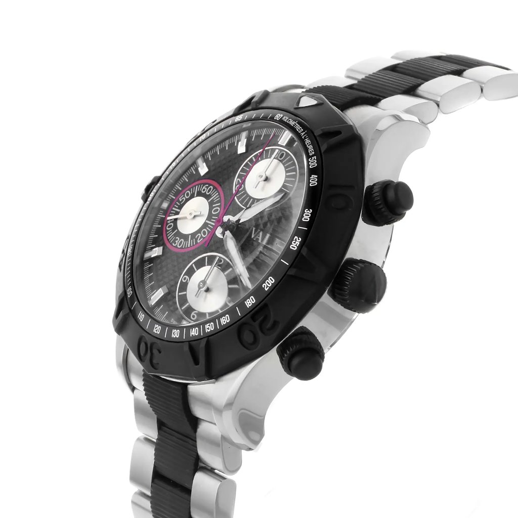 View Of Crown Facing Side Of Valentino V40LCA9R909-S09R Stainless Steel Watch New With Defects Condition