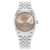 Front Full View Of Rolex 16200 Stainless Steel Watch Pre Owned Condition {Product Condition}