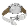 Back View Of Screwback Back Case And Open Leather Band Of Tissot T047.220.46.016.00 Watch Pre Owned Condition