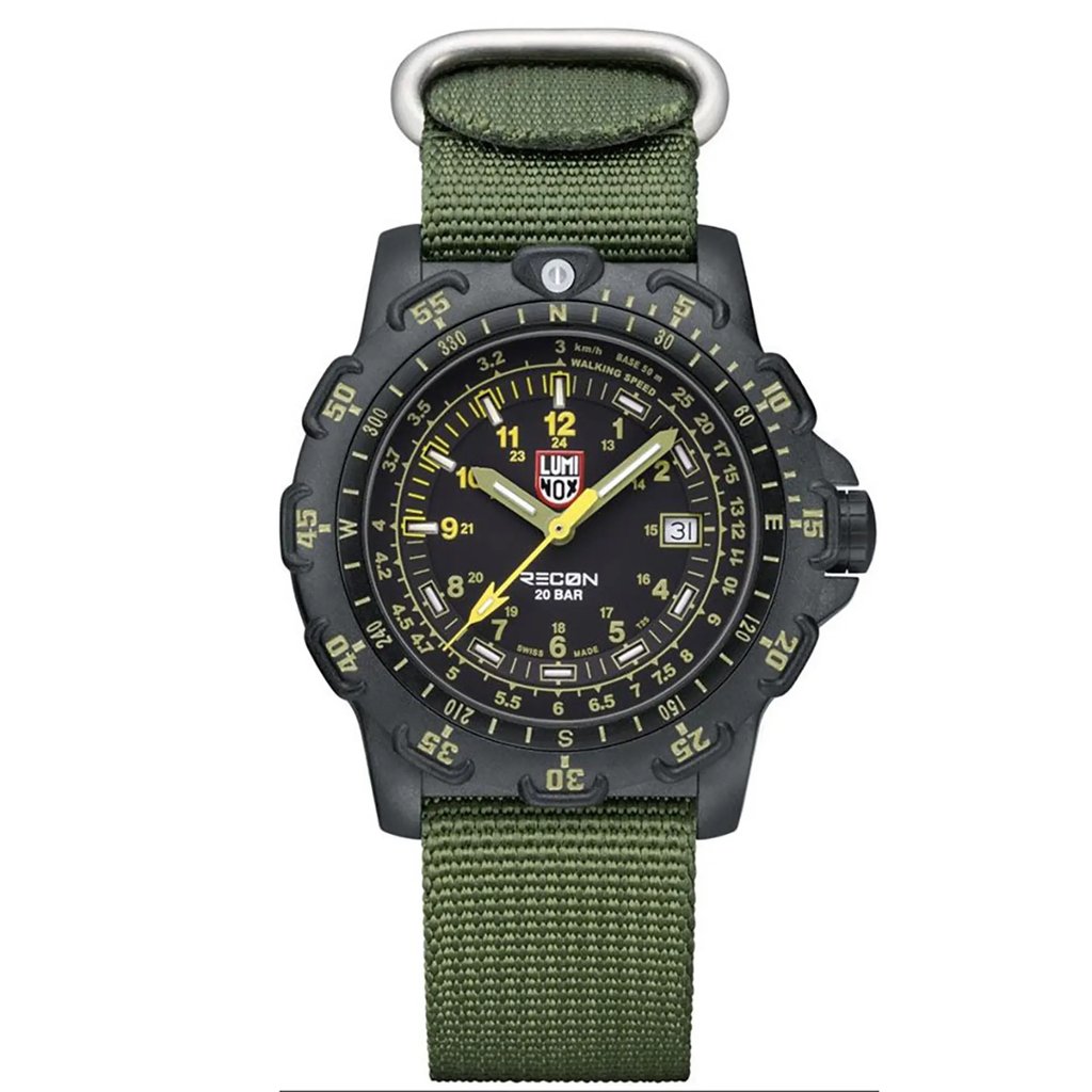 Front Full View Of Luminox  XL.8826.MI Carbon Watch Display Model Condition Excellent