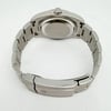 Back View Of Screwback Back Case And Closed Stainless Steel Band Of Rolex 116000 Watch Pre Owned Condition