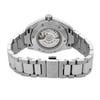 Back View Of {Caseback} Back Case And Closed Stainless Steel Band Of OMEGA 231.15.34.20.55.002 Watch Display Model Condition