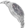 An image of a Wristwatch by Edox. This Display Model item is designed for Men, featuring a Casual style. It has a Mechanical (Automatic) movement and an Analog display with a Black dial color. The indices include 12-Hour Dial,Arabic Numerals. The band is made of Stainless Steel and the case is made of Stainless Steel. The watch has a Round shape with a case size of 45 mm and a case thickness of 12 mm.