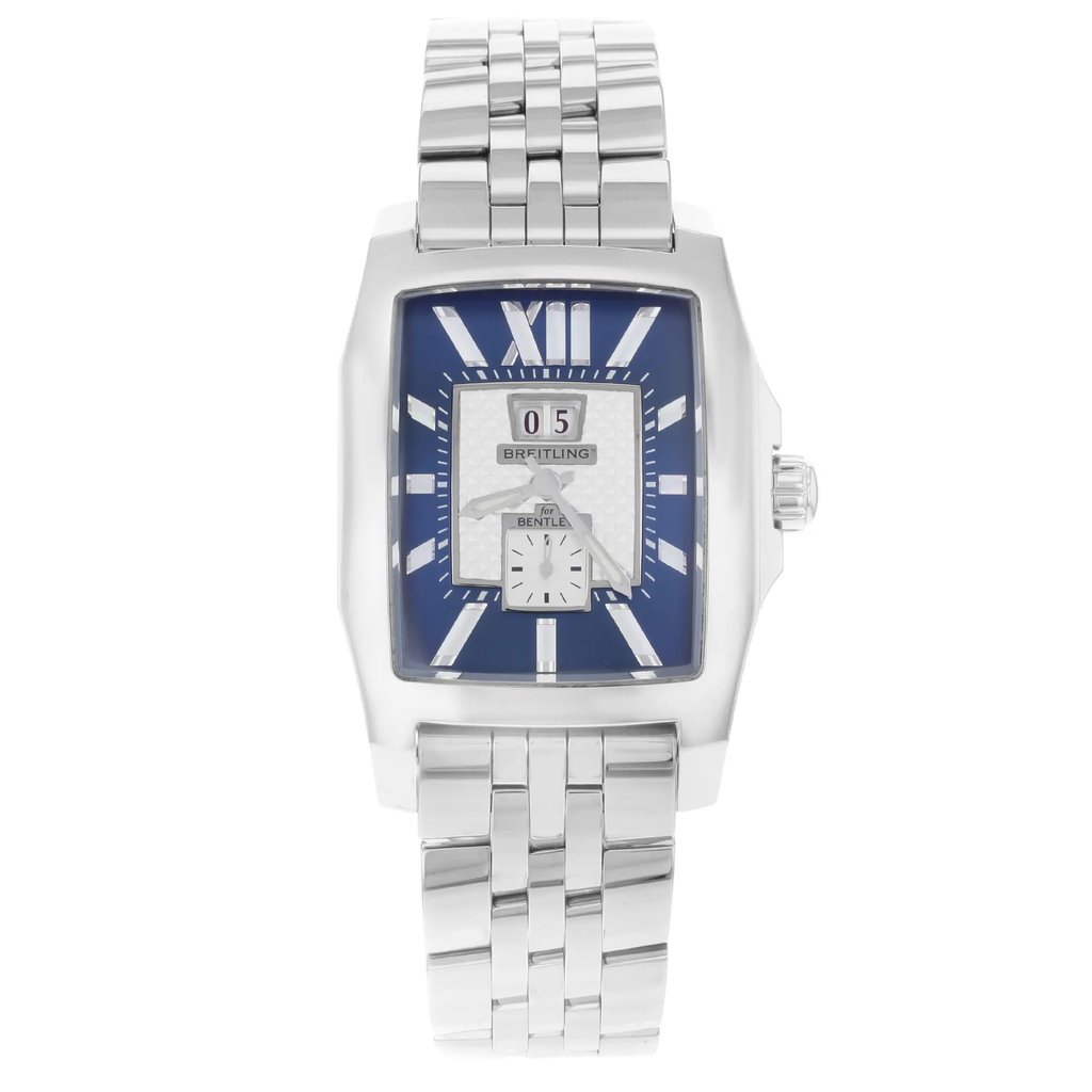Front Full View Of Breitling A1636212/C741-984A Stainless Steel Watch Display Model Condition {Product Condition}