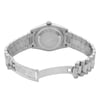 Back View Of {Caseback} Back Case And Open White Gold Band Of Rolex 118209 Watch Pre Owned Condition