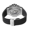 Back View Of Exhibition Back Case And Closed Rubber Band Of Hublot 301.SX.130.RX Watch Pre Owned Condition