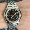 Up Close Front Facing Picture Of Breitling B30012 Stainless Steel Watch Pre Owned Condition