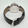 Back View Of Screwback Back Case And Closed Leather Band Of Cartier WJ108356 Watch Pre Owned Condition