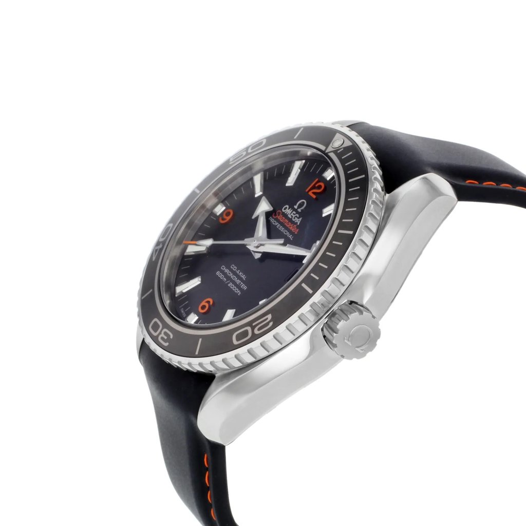 View Of Crown Facing Side Of OMEGA 232.32.46.21.01.005 Stainless Steel Watch Pre Owned Condition