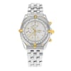 Front Full View Of Breitling B13050 Stainless & Solid Gold Watch Pre Owned Condition {Product Condition}
