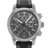 Up Close Front Facing Picture Of Fortis 635.10.11 L.01 Stainless Steel Watch Pre Owned Condition