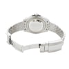 Back View Of Snap Back Case And Open Stainless Steel Band Of Rolex 126710BLRO Watch Pre Owned Condition