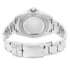 Back View Of {Caseback} Back Case And Closed Stainless Steel Band Of Rolex 116710BLNR Watch Display Model Condition