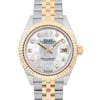Up Close Front Facing Picture Of Rolex 279173 Stainless Steel Watch New Condition