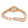 Back View Of Screwback Back Case And Open Yellow Gold Band Of Rolex 69178 Watch Pre Owned Condition