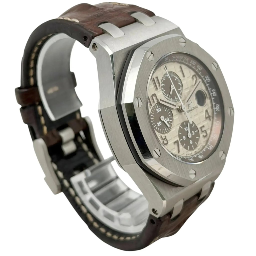 View Of Opposite Crown Facing Side Of Audemars Piguet 26470ST Stainless Steel Watch Pre Owned Condition
