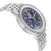 View Of Opposite Crown Facing Side Of Breitling AB0121C4/C920-447A Stainless Steel Watch Display Model Condition