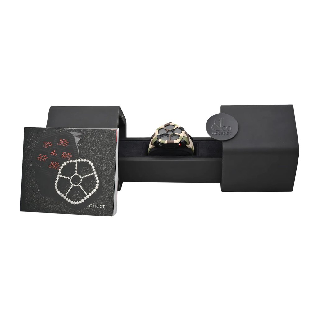  Full View Box, Documents and JACOB & Co. GH100.11.NS.PC.ANO4D With Watch In The Image 