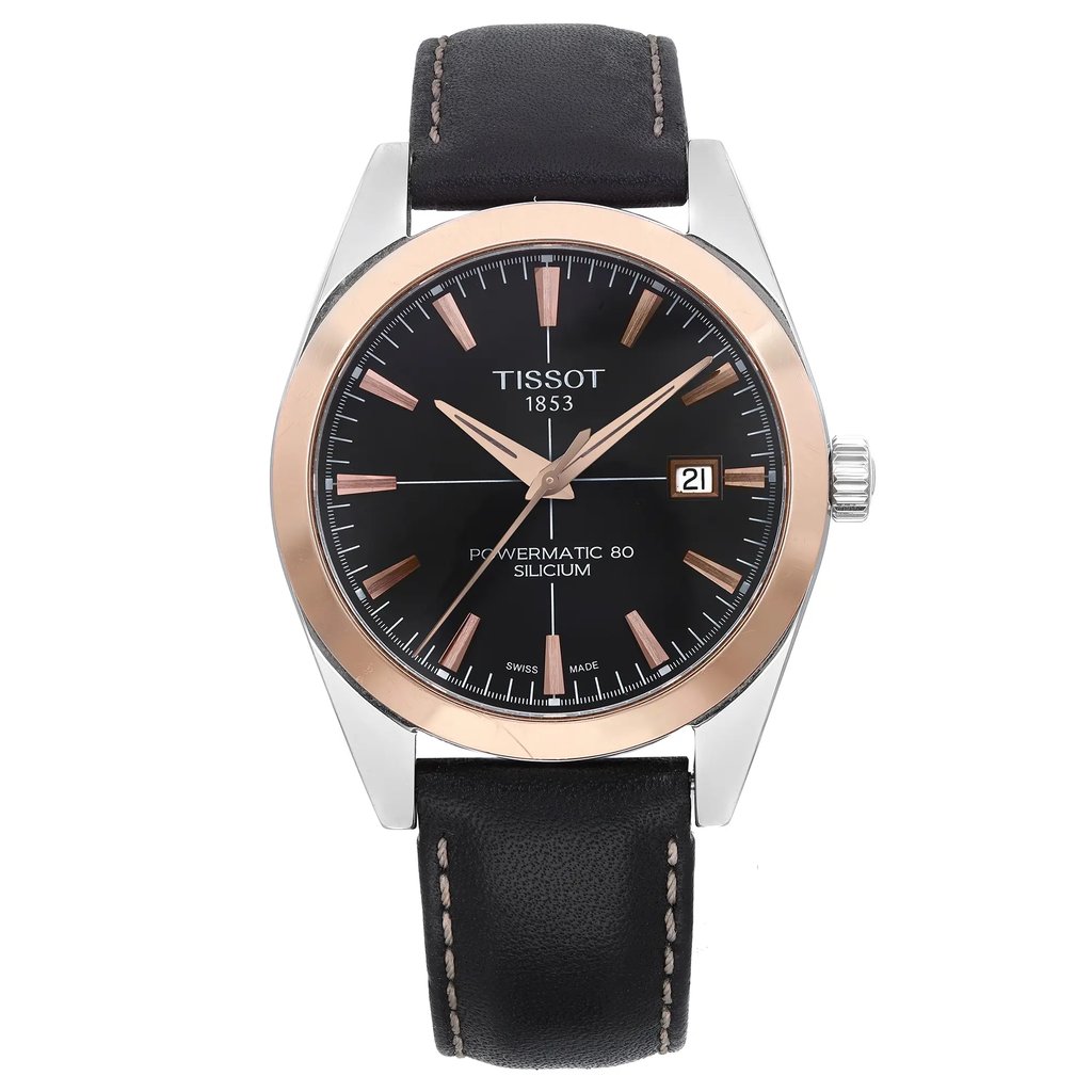 Front Full View Of Tissot T927.407.46.051.00 Stainless Steel Watch Pre Owned Condition Good