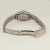 Back View Of Solid Back Case And Open Stainless Steel Band Of Rolex 69174 Watch Pre Owned Condition