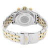 Back View Of {Caseback} Back Case And Closed Stainless and Solid Gold Band Of Breitling CB014012/BA53-378C Watch Display Model Condition