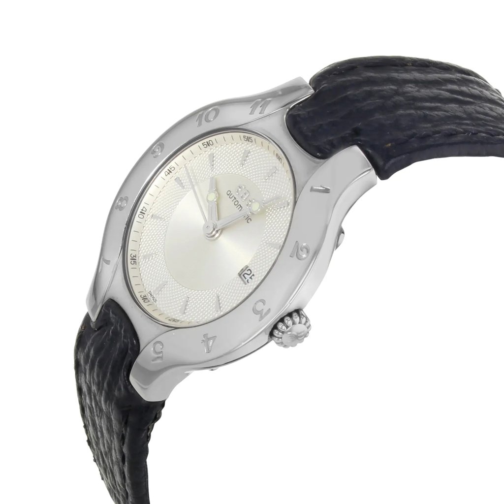 View Of Crown Facing Side Of EBEL 9093970 Stainless Steel Watch Pre Owned Condition
