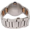 Back View Of Solid Back Case And Closed Stainless Steel,Yellow Gold Band Of Cartier 3001 Watch Pre Owned Condition