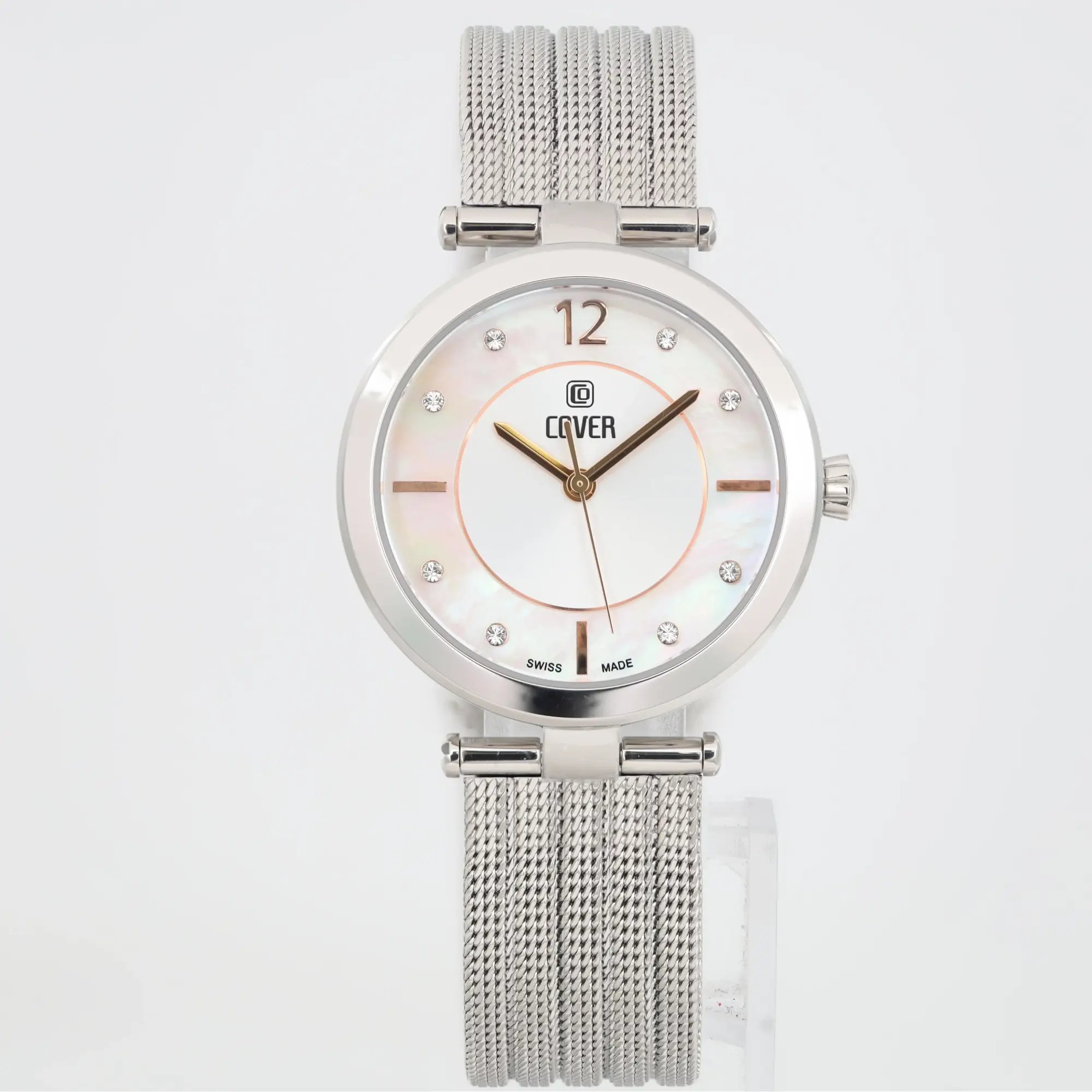 Front Full View Of COVER CO193.02 Stainless Steel Watch Unworn Condition {Product Condition}