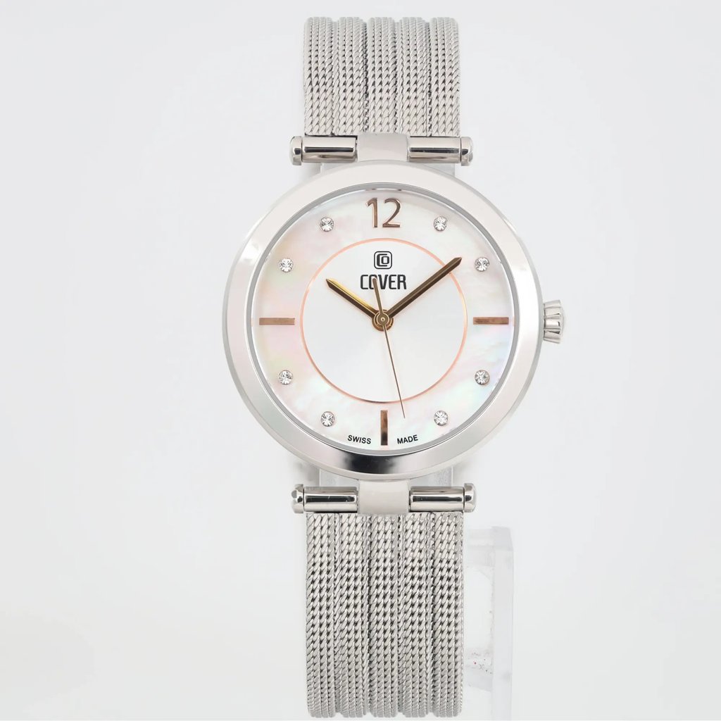 Front Full View Of COVER CO193.02 Stainless Steel Watch Unworn Condition {Product Condition}