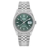 Front Full View Of Rolex  126284RBR Stainless Steel Watch Unworn Condition Excellent