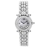 Front Full View Of Chopard 27/8275 23/11 Stainless Steel Watch Pre Owned Condition Good