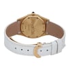 Back View Of Screwback Back Case And Closed Leather Band Of Audemars Piguet N/A Watch Pre Owned Condition