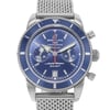 Up Close Front Facing Picture Of Breitling A2337016/C856-154A Stainless Steel Watch Pre Owned Condition