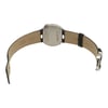 Back View Of Screwback Back Case And Open Leather Band Of Cartier W4BL0003 Watch Pre Owned Condition