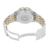 Back View Of {Caseback} Back Case And Open Stainless and Solid Gold Band Of Breitling D13322 Watch Pre Owned Condition