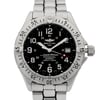 Up Close Front Facing Picture Of Breitling A17345 Stainless Steel Watch Unworn Condition