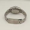 Back View Of Screwback Back Case And Closed Stainless Steel Band Of Rolex 79160 Watch Pre Owned Condition