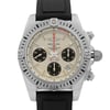 Up Close Front Facing Picture Of Breitling AB01442J/G787-136S Stainless Steel Watch Display Model Condition