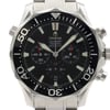 Up Close Front Facing Picture Of OMEGA 2594.50.00 Stainless Steel Watch Pre Owned Condition