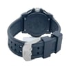 An image of a Wristwatch by Luminox. This Display Model item is designed for Men, featuring a Casual,Diver style. It has a Quartz movement and an Analog display with a Black dial color. The indices include 12-Hour Dial,Arabic Numerals,Easy to Read/Large Numerals. The band is made of Rubber and the case is made of Carbon. The watch has a Round shape with a case size of 44 mm and a case thickness of 15 mm.