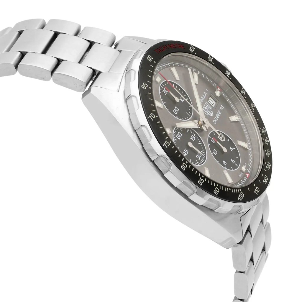 View Of Opposite Crown Facing Side Of TAG Heuer CAZ2012.BA0876 Stainless Steel Watch Pre Owned Condition