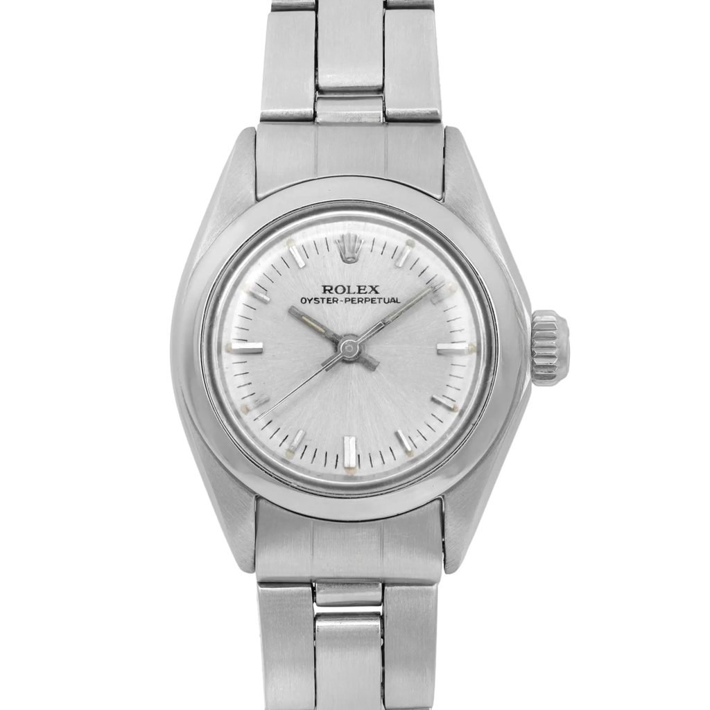 Up Close Front Facing Picture Of Rolex 6917 {Case Material} Watch Pre Owned Condition
