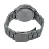 Back View Of Solid Back Case And Closed Stainless Steel Band Of Seiko SNQ085 Watch Pre Owned Condition