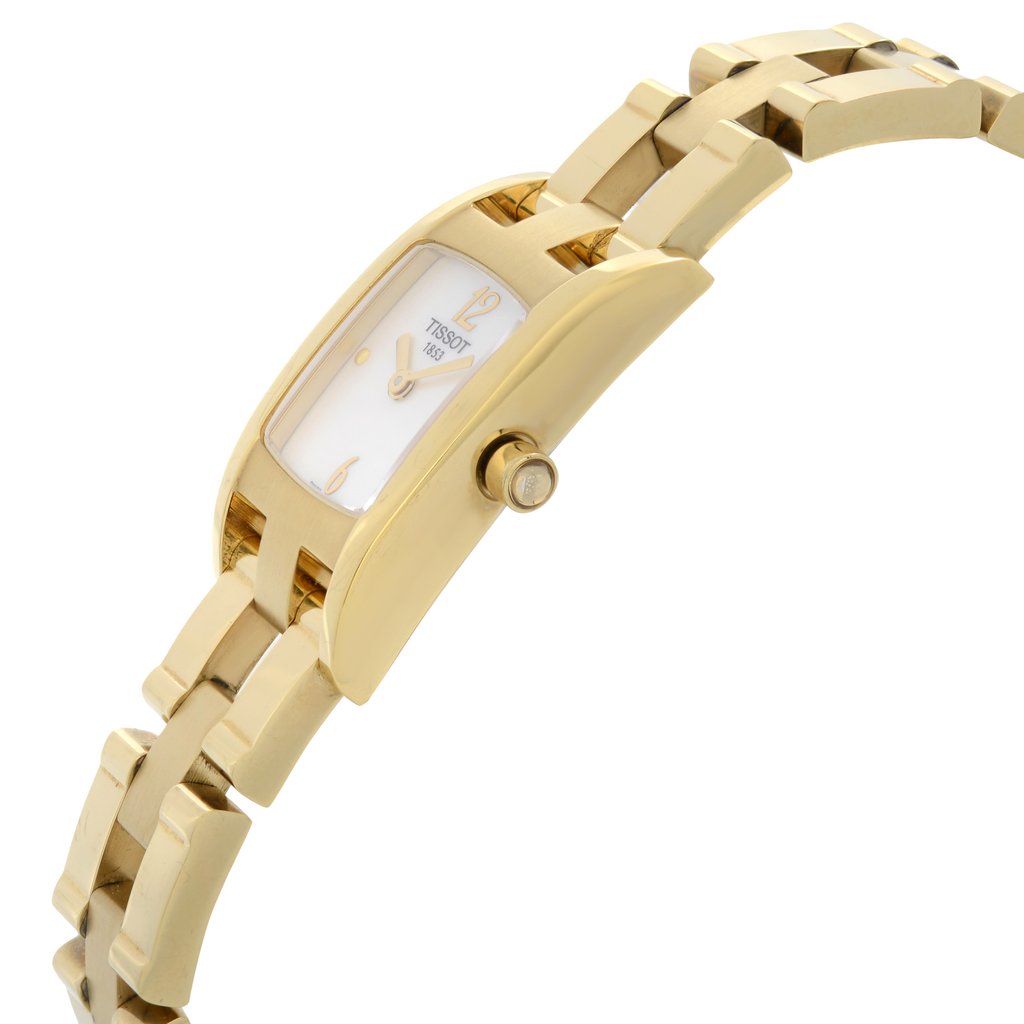 View Of Crown Facing Side Of Tissot T042.109.33.117.00 Stainless Steel Watch Pre Owned Condition