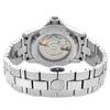 Back View Of Exhibition Back Case And Closed Stainless Steel Band Of RAYMOND WEIL 2970-ST-00608 Watch Pre Owned Condition