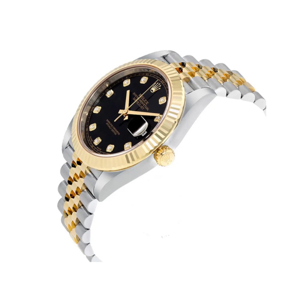 View Of Crown Facing Side Of Rolex 126333 Stainless Steel Watch Unworn Condition