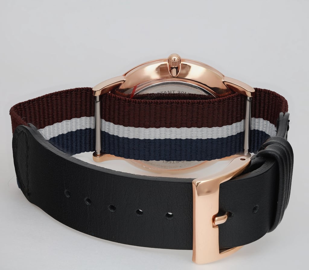 Back View Of Snap Back Case And Closed Nylon Band Of COVER  CO123.36 Watch Pre Owned Condition