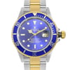 Up Close Front Facing Picture Of Rolex 16613 Stainless Steel Watch Pre Owned Condition
